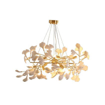 Ceramics Brass Round Branch Chandelier
