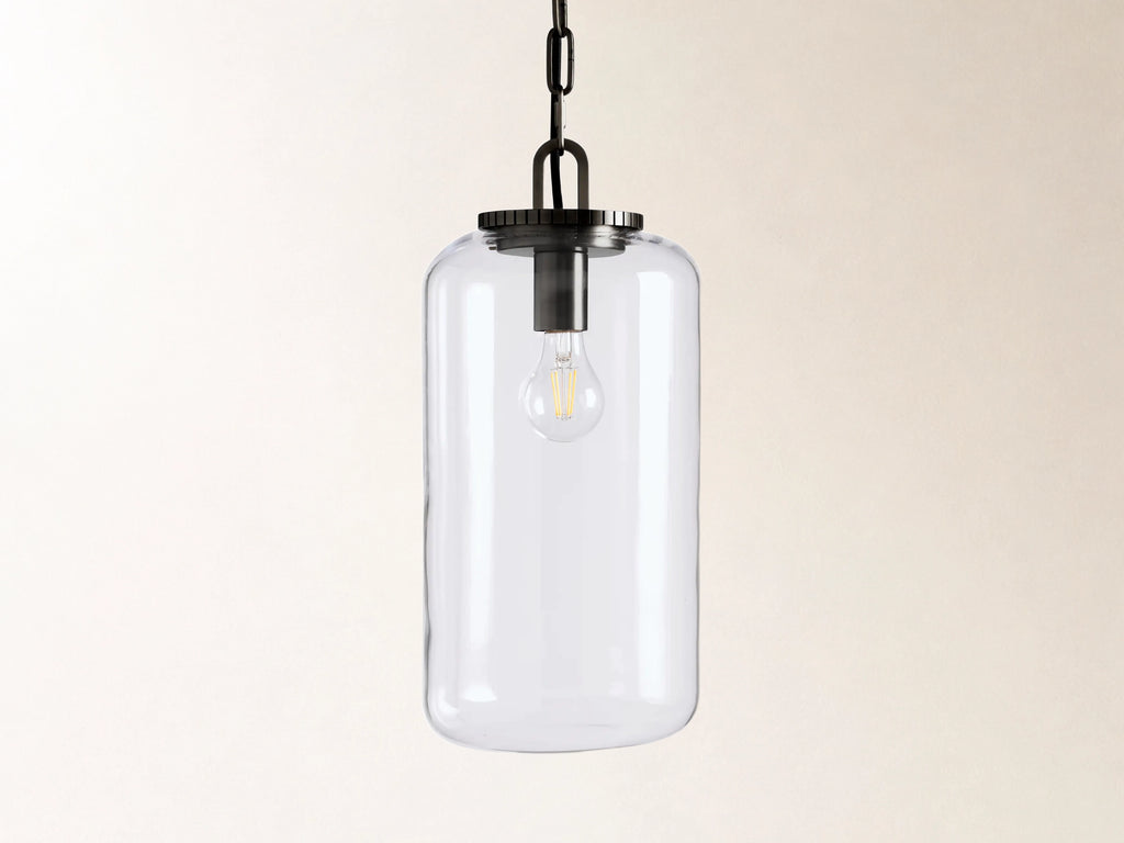 Wescott Cylinder Pendant with Bronze Chain