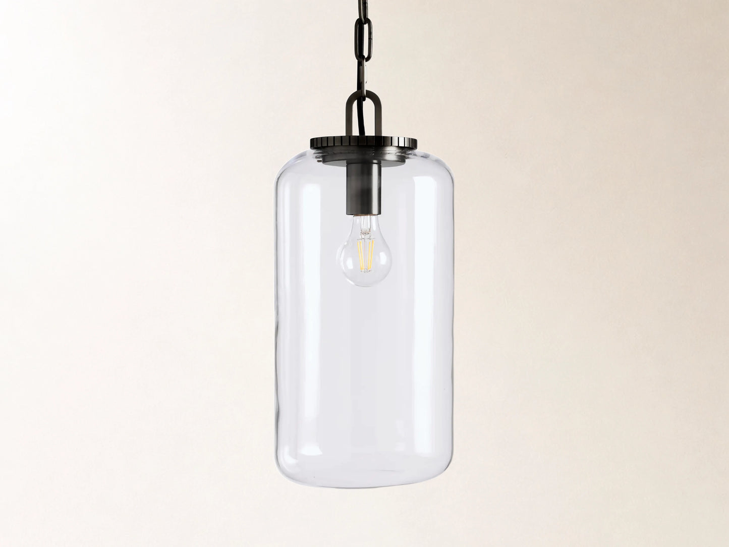 Wescott Cylinder Pendant with Bronze Chain