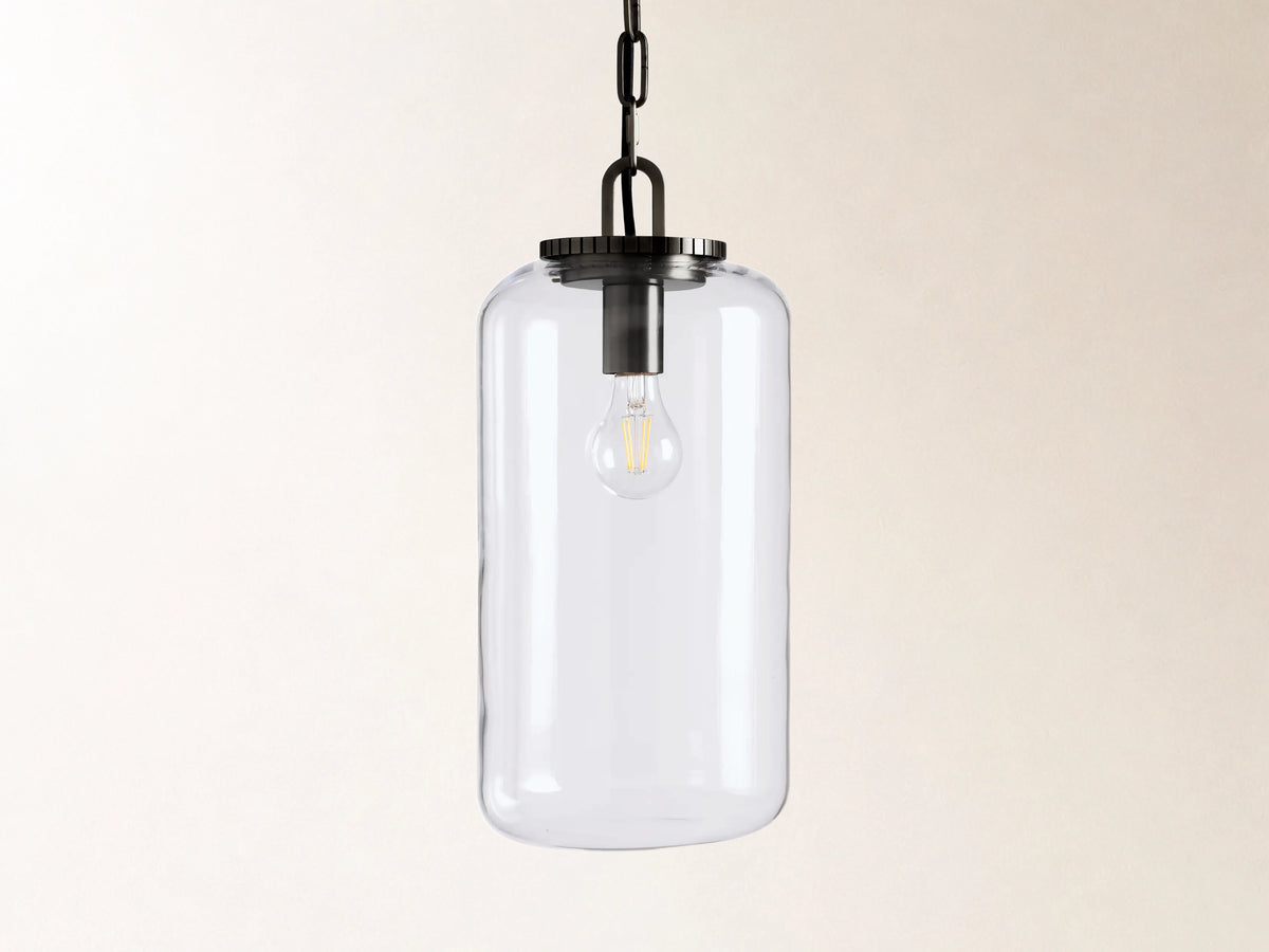 Wescott Cylinder Pendant with Bronze Chain