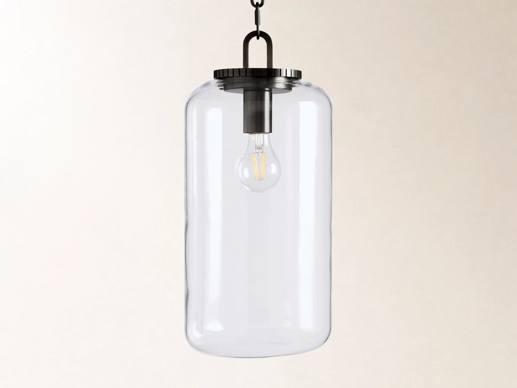 Wescott Cylinder Pendant with Bronze Chain