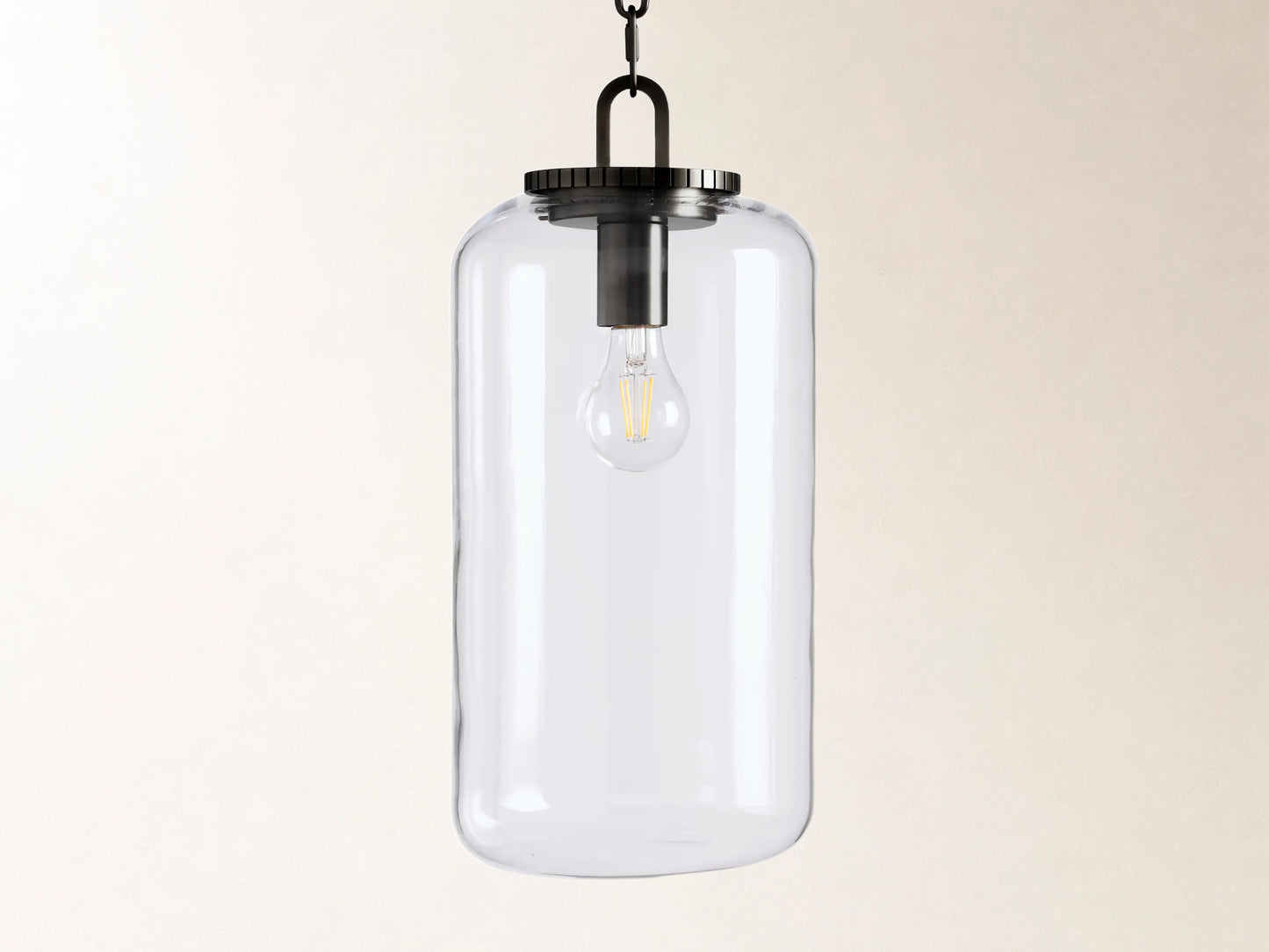 Wescott Cylinder Pendant with Bronze Chain