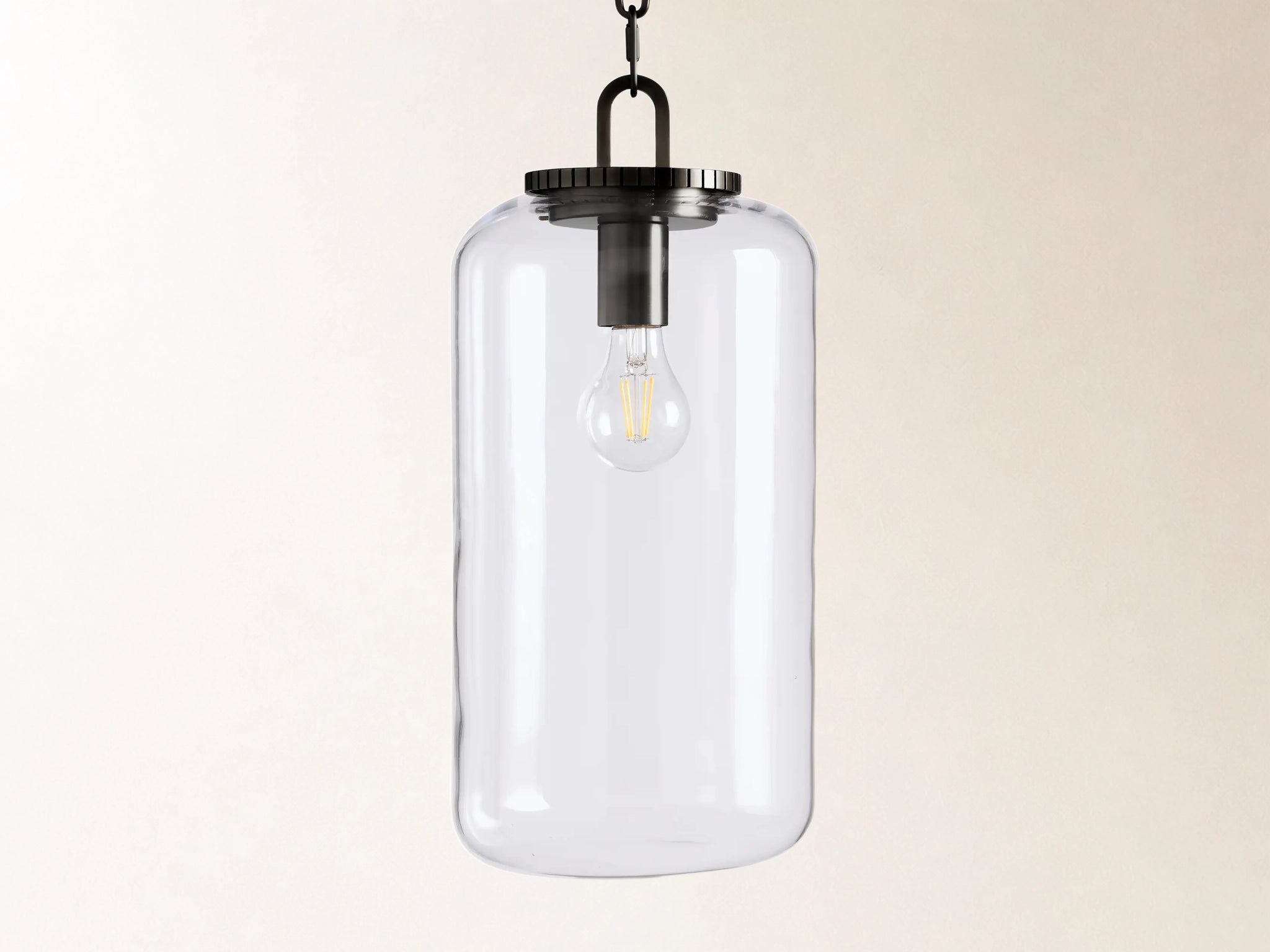 Wescott Cylinder Pendant with Bronze Chain