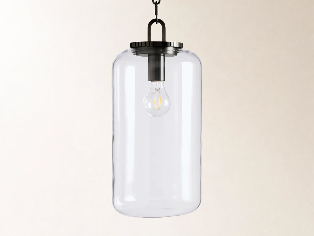 Wescott Cylinder Pendant with Bronze Chain
