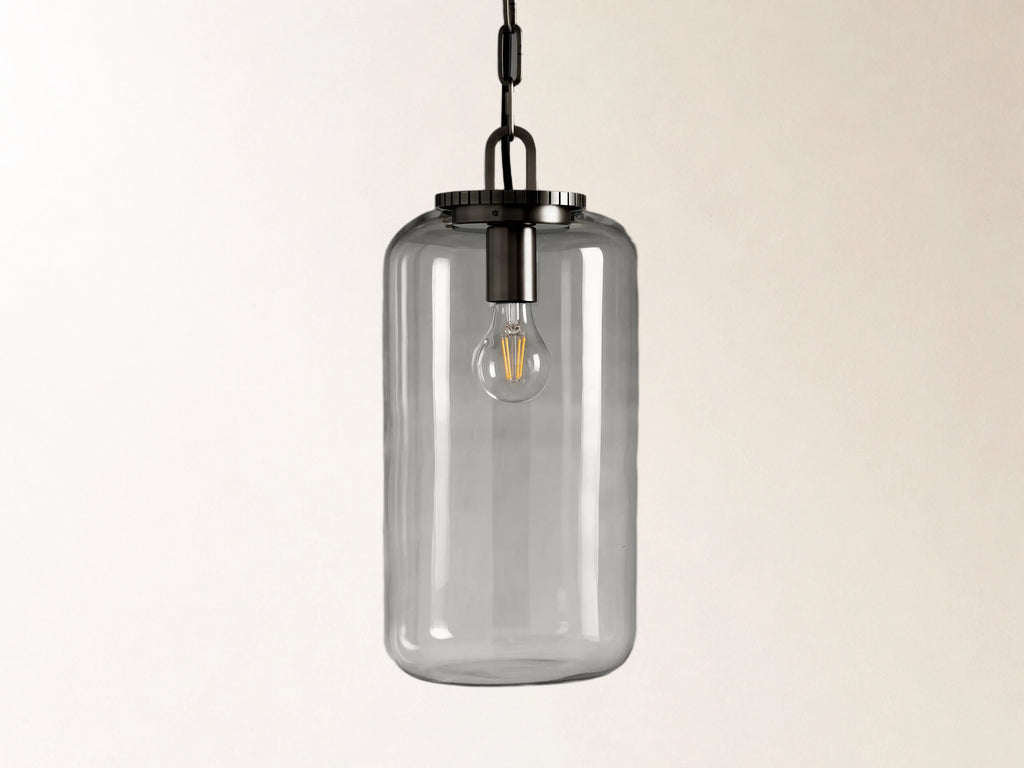 Wescott Cylinder Pendant with Bronze Chain