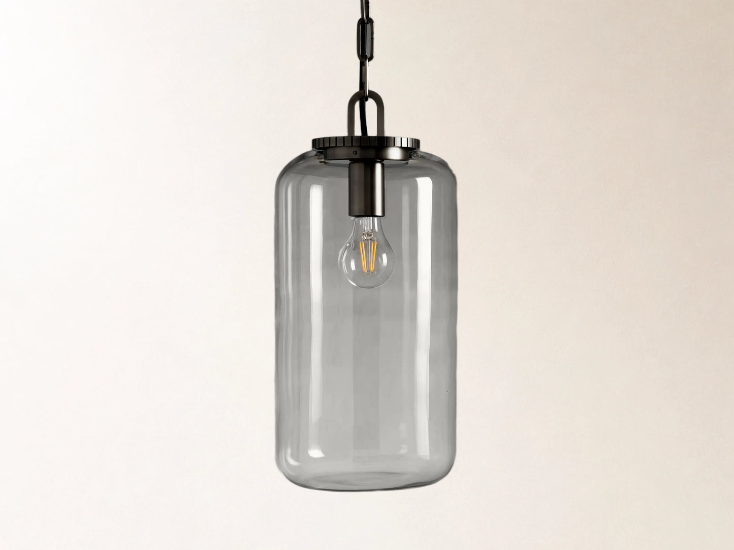 Wescott Cylinder Pendant with Bronze Chain