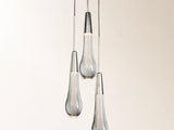 Soltaire Cluster Pendant in Nickel
