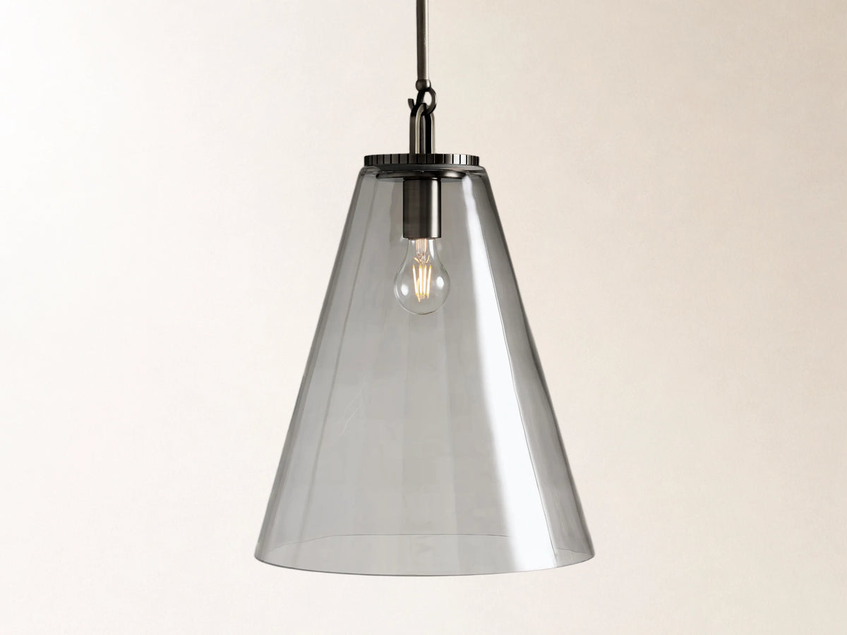 Wescott Medium Cone Pendant with Bronze Rod Main image