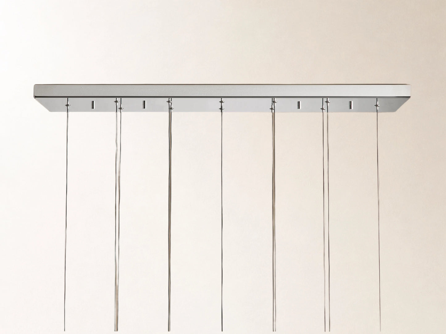 Soltaire Linear Chandelier in Nickel