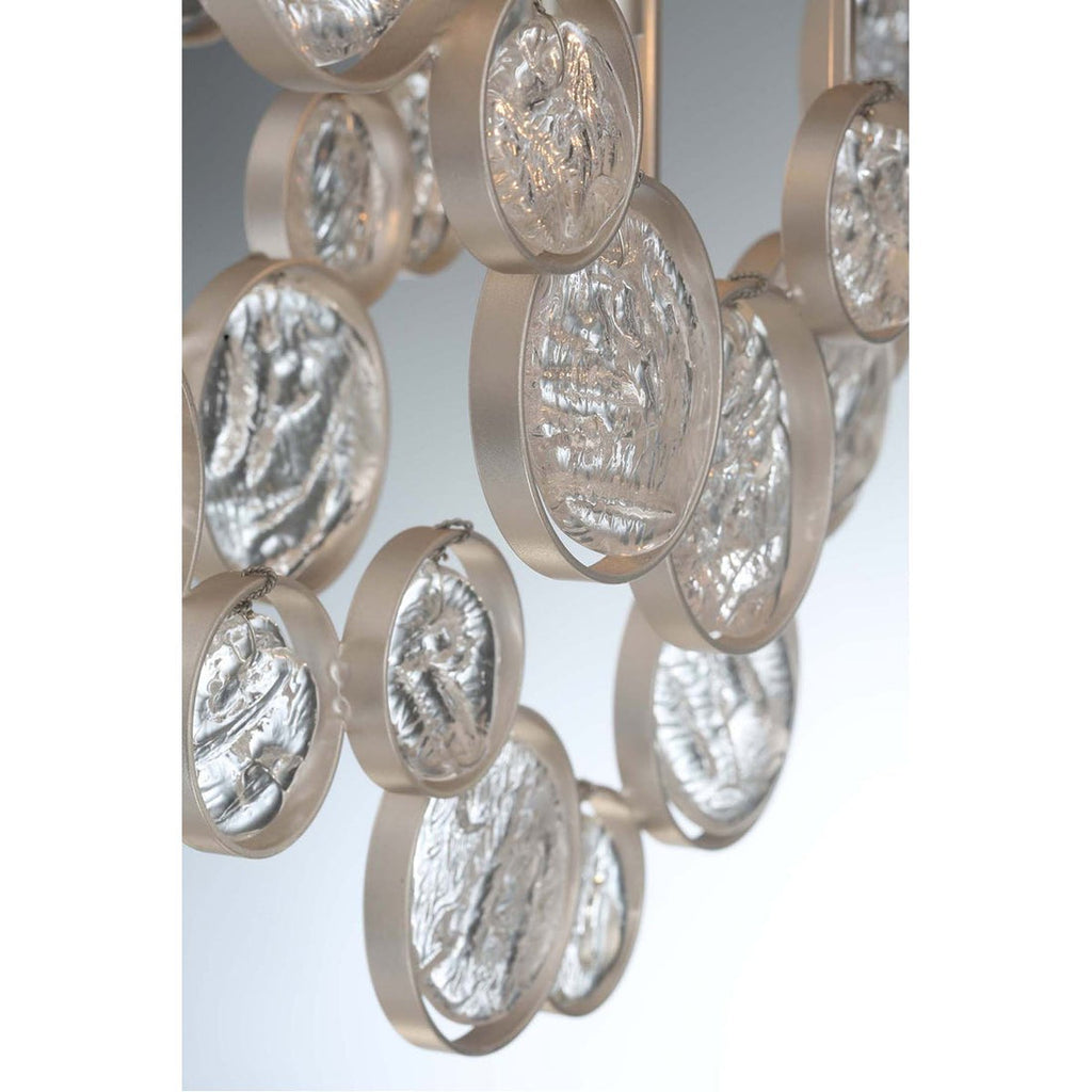 Mirella Trento Clustered Glass Linear Chandelier