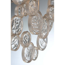Mirella Trento Clustered Glass Linear Chandelier