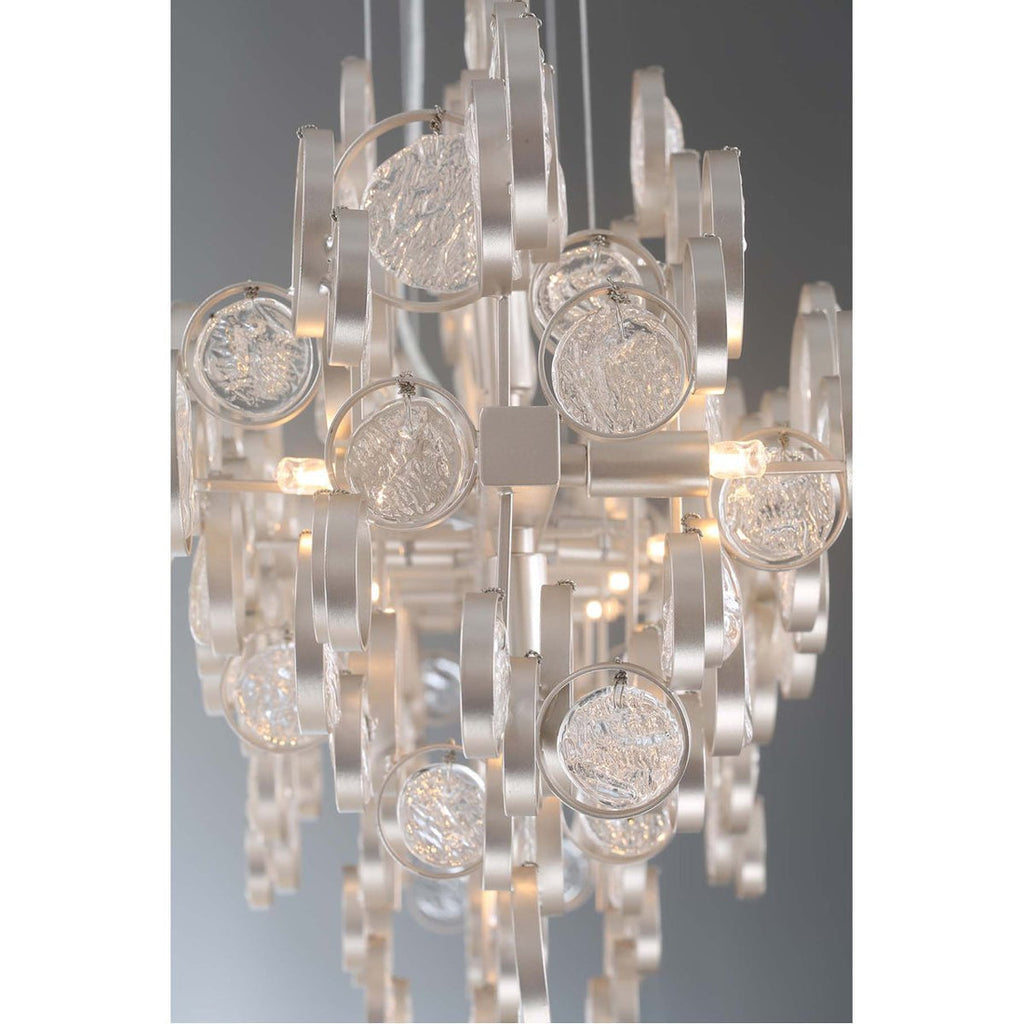 Mirella Trento Clustered Glass Linear Chandelier