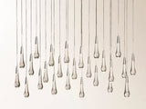 Soltaire Linear Chandelier in Nickel