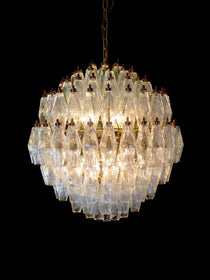 Murano Chandelier – 140 glasses – Transparent