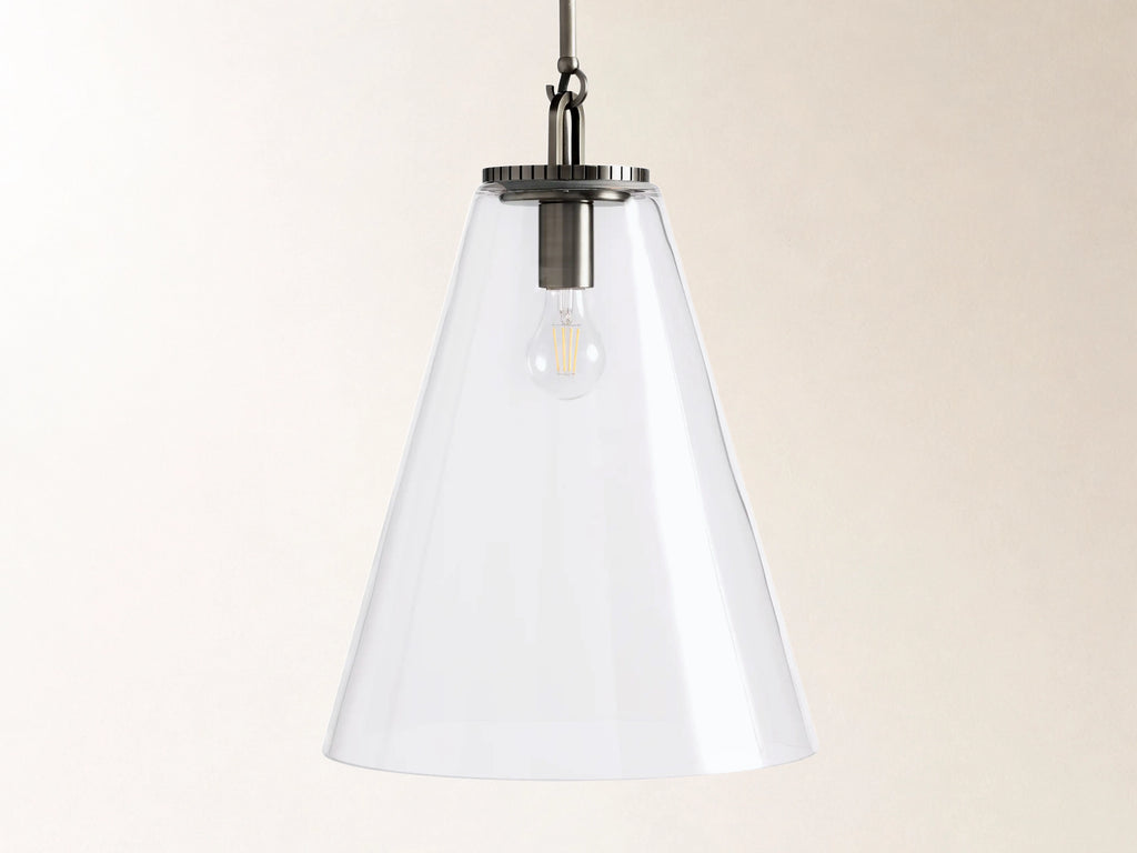 Wescott Medium Cone Pendant with Bronze Rod