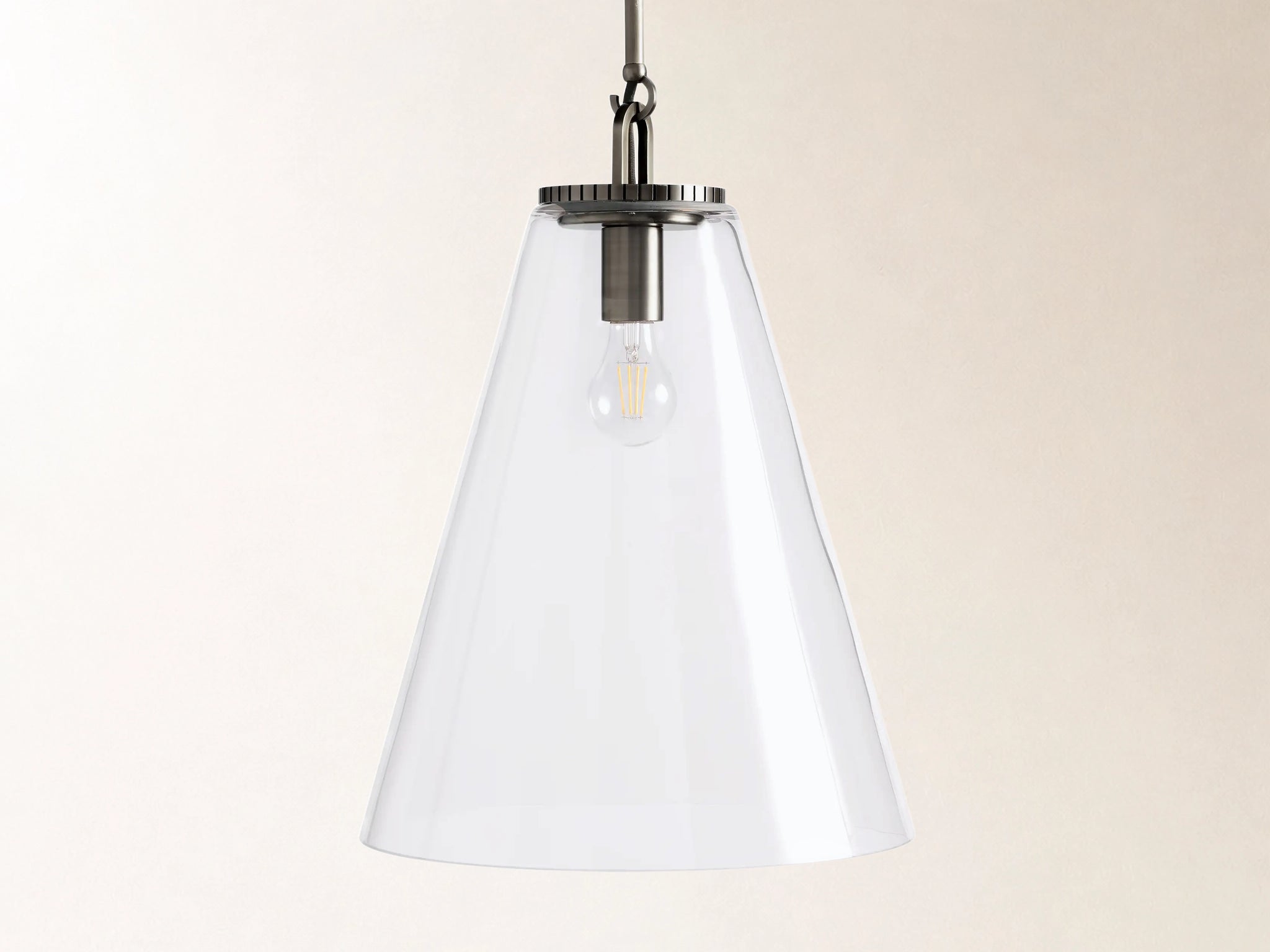 Wescott Medium Cone Pendant with Bronze Rod
