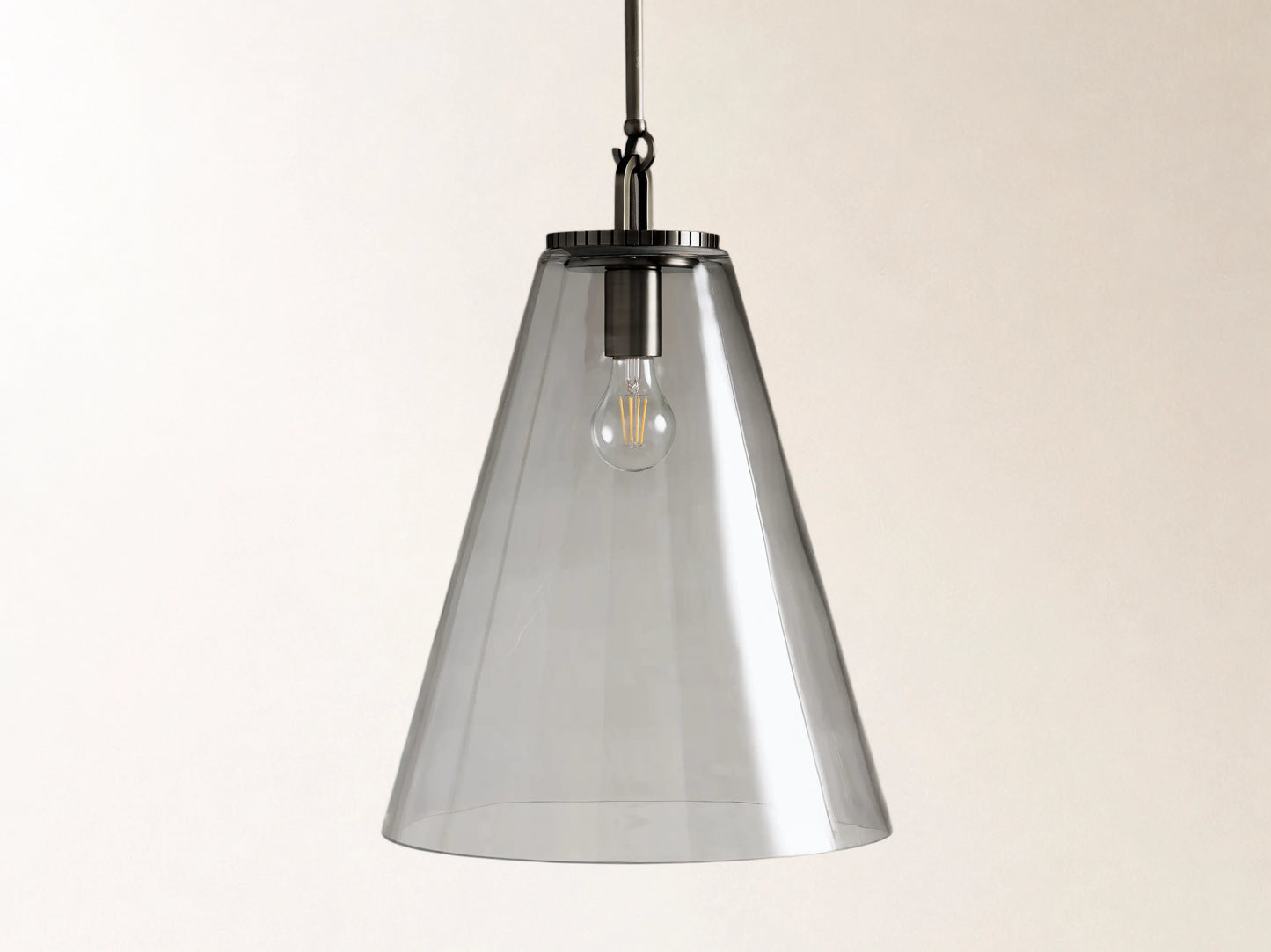 Wescott Medium Cone Pendant with Bronze Rod