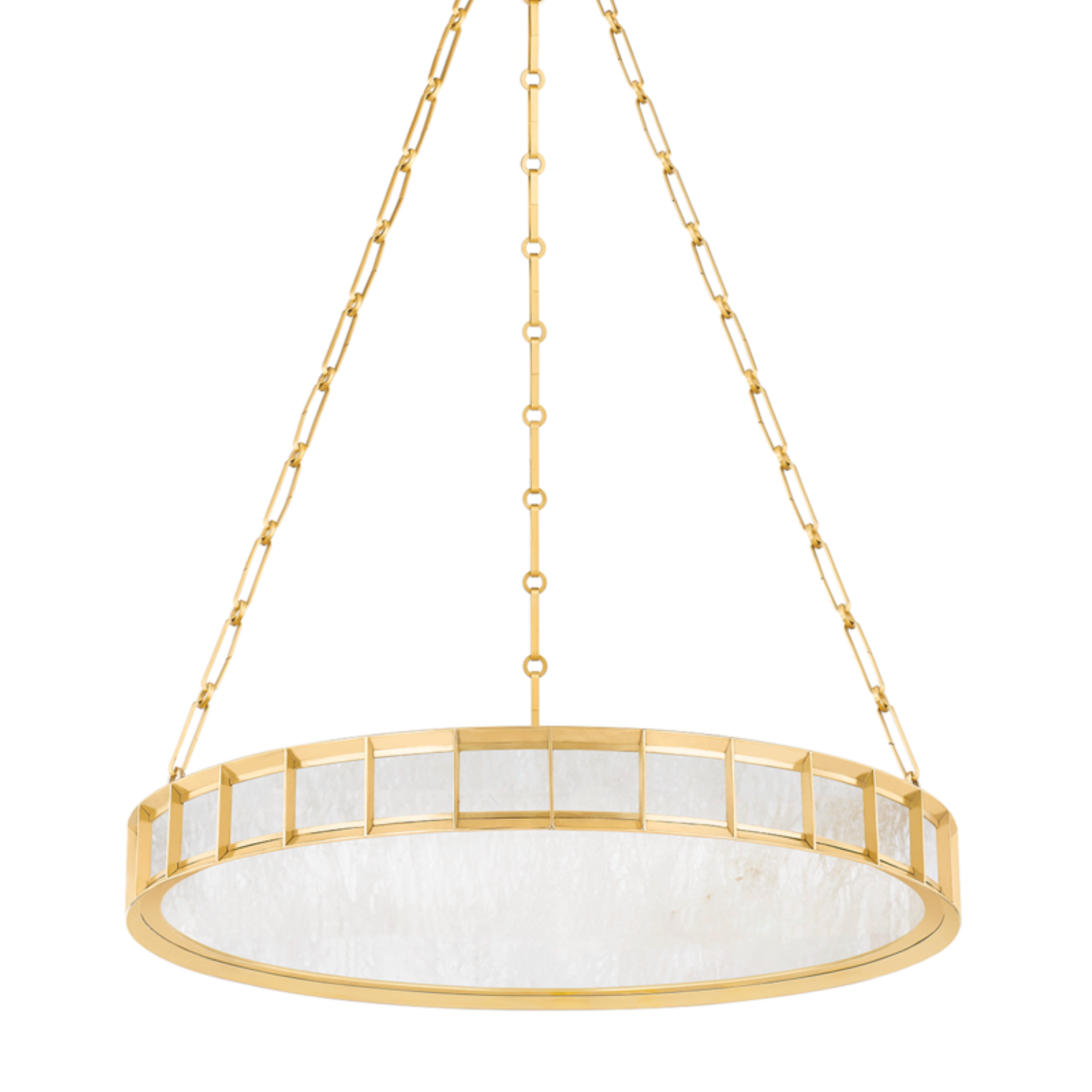 Leda Brass Chandelier Secondary image