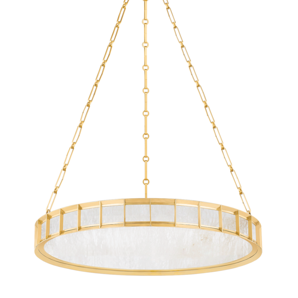 Leda Brass Chandelier