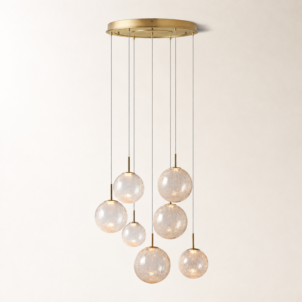 Casen Glass Round Chandelier 20"28"34"43"