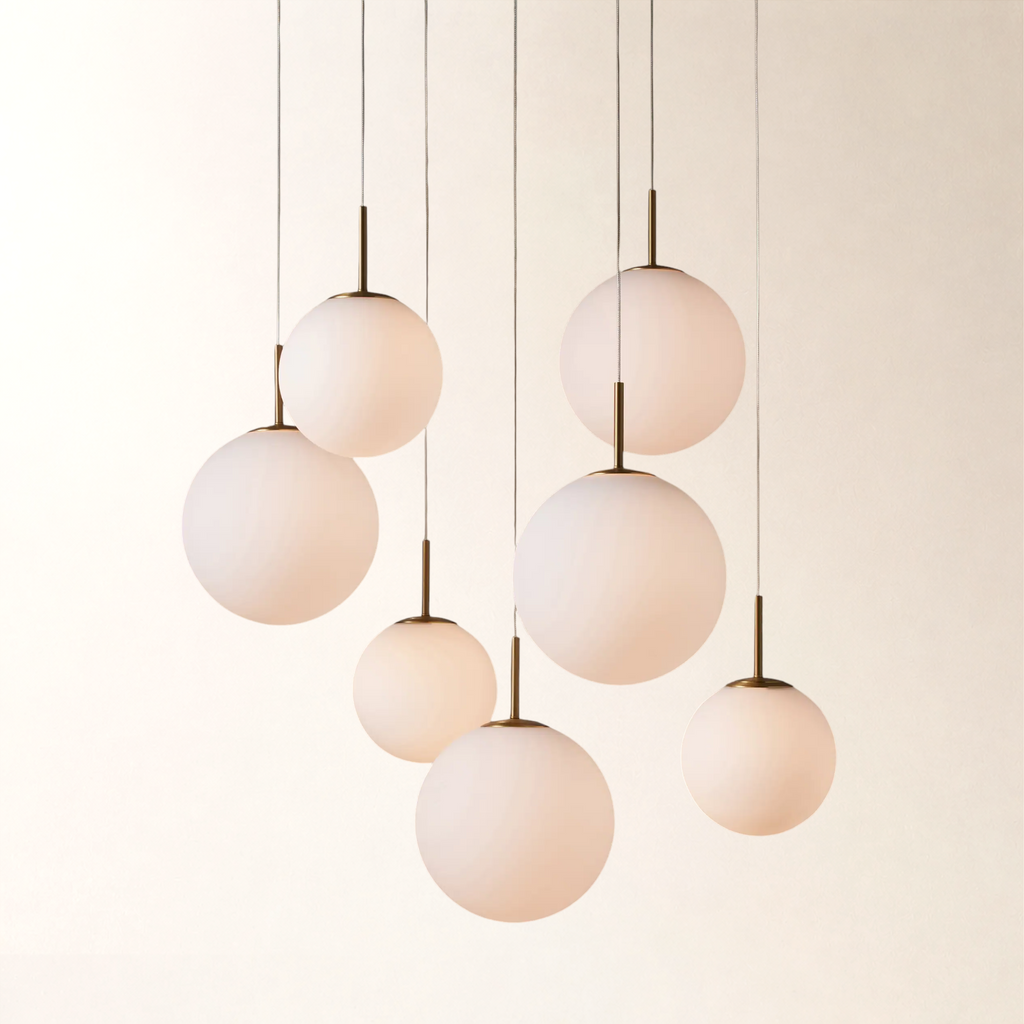 Casen Glass Round Chandelier 20"28"34"43"