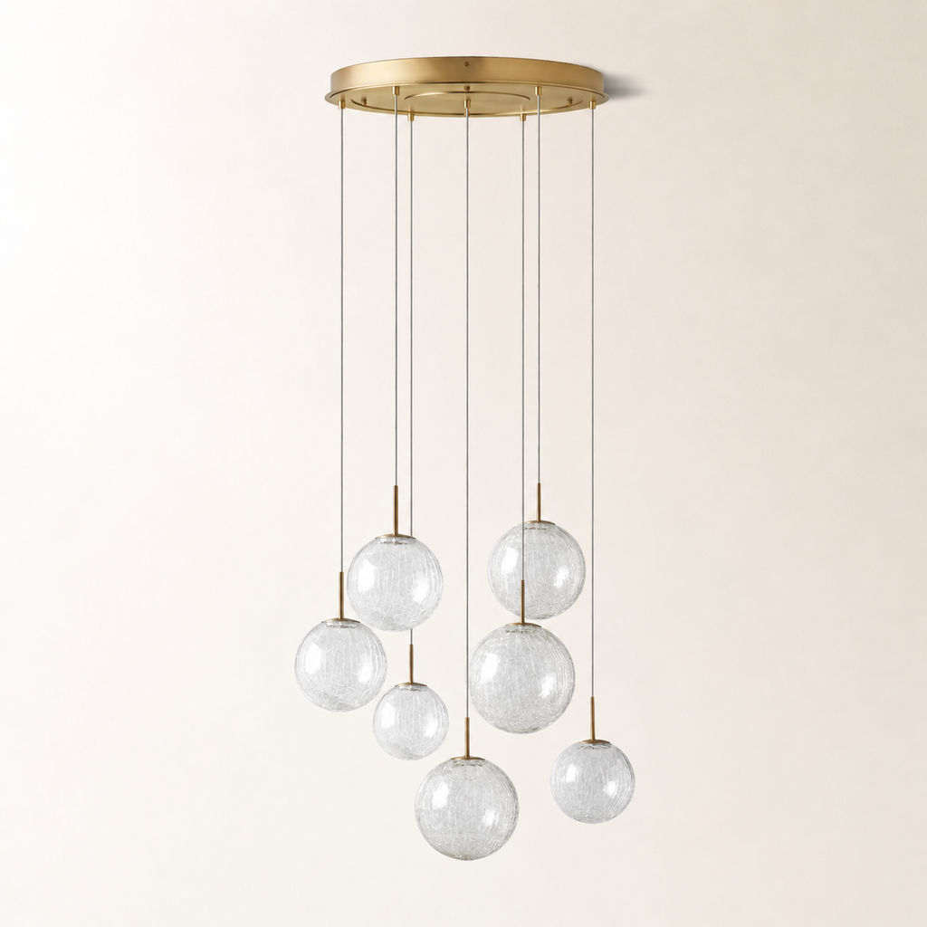 Casen Glass Round Chandelier 20"28"34"43"
