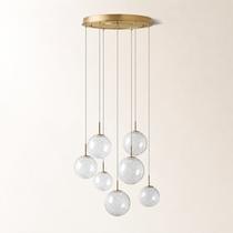 Casen Glass Round Chandelier 20"28"34"43"