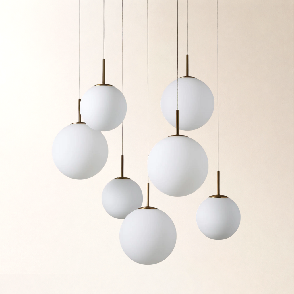 Casen Glass Round Chandelier 20"28"34"43"