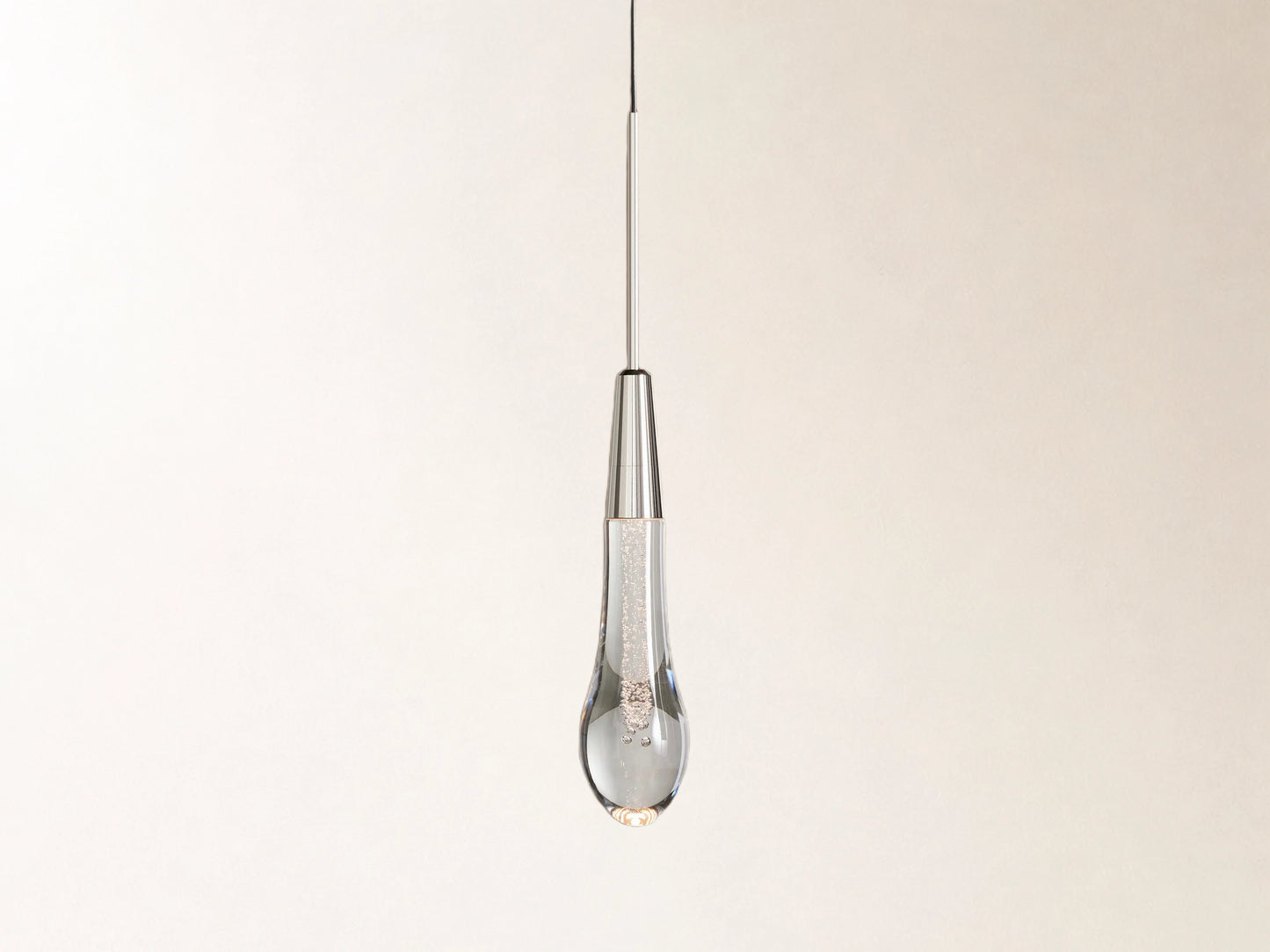 Soltaire Pendant in Nickel