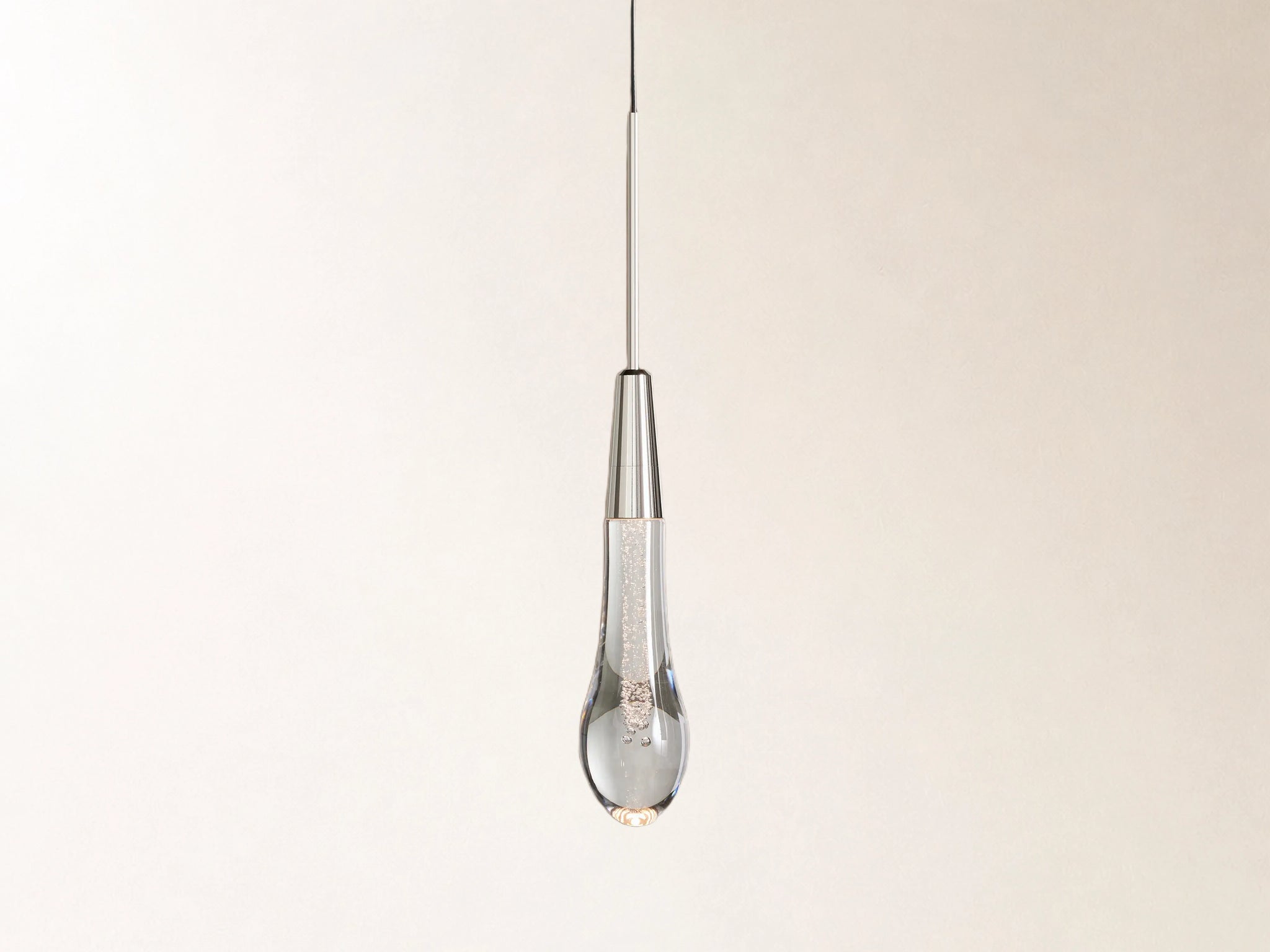 Soltaire Pendant in Nickel
