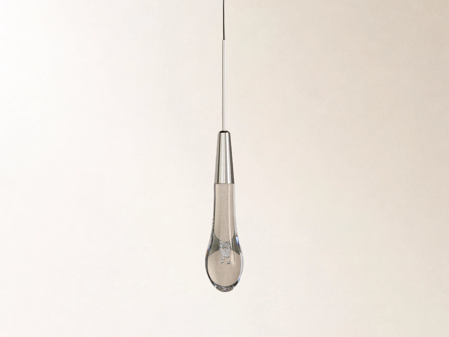Soltaire Pendant in Nickel