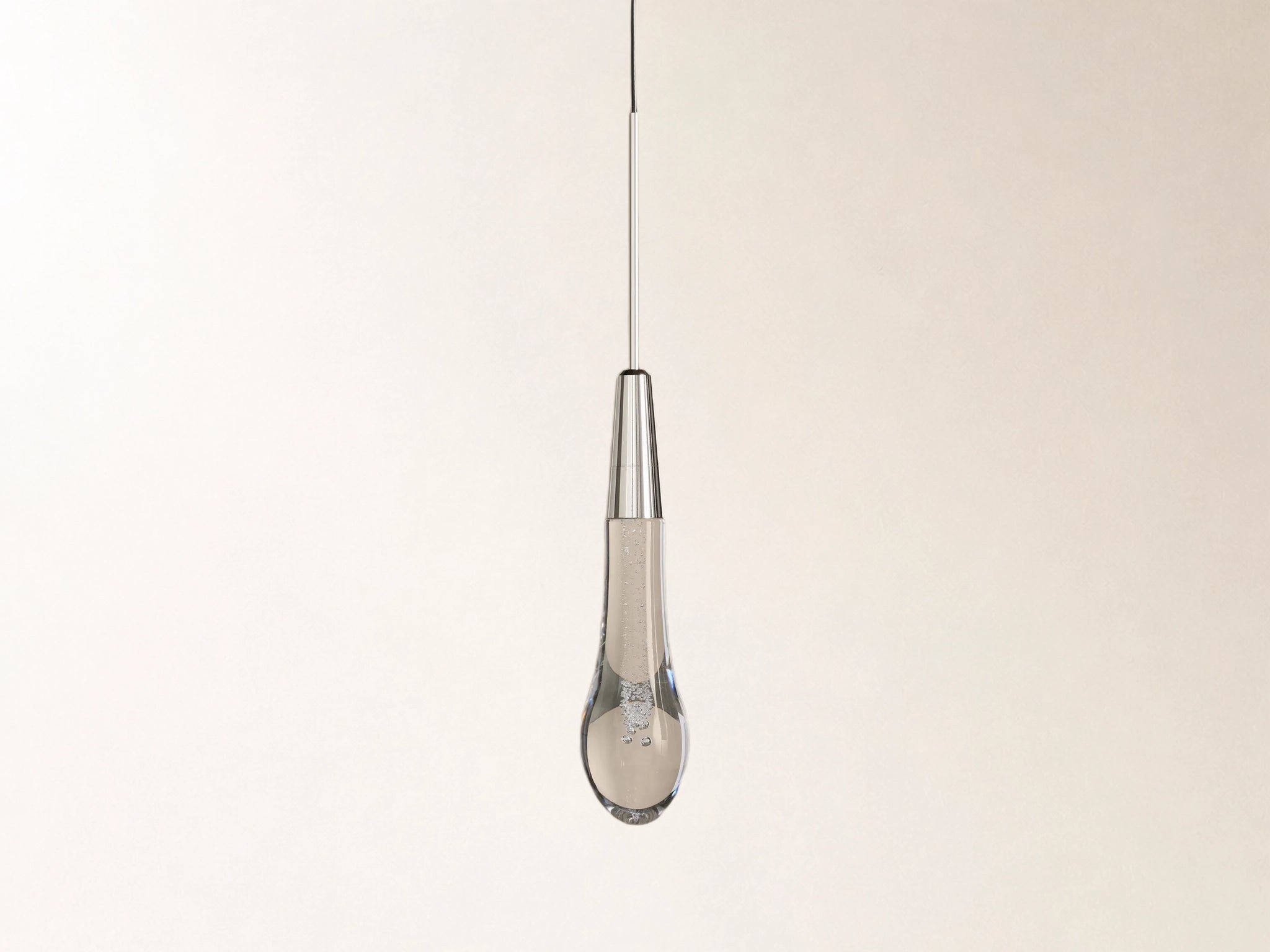 Soltaire Pendant in Nickel