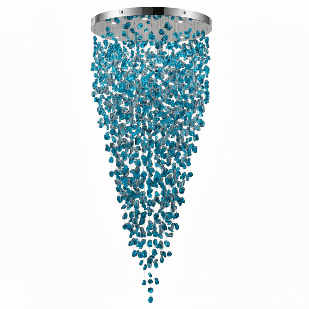 Crystal Stone Chandelier