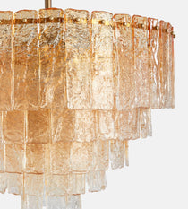 Lydia Glass Chandelier 27"W
