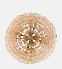 Lydia Glass Chandelier 27"W