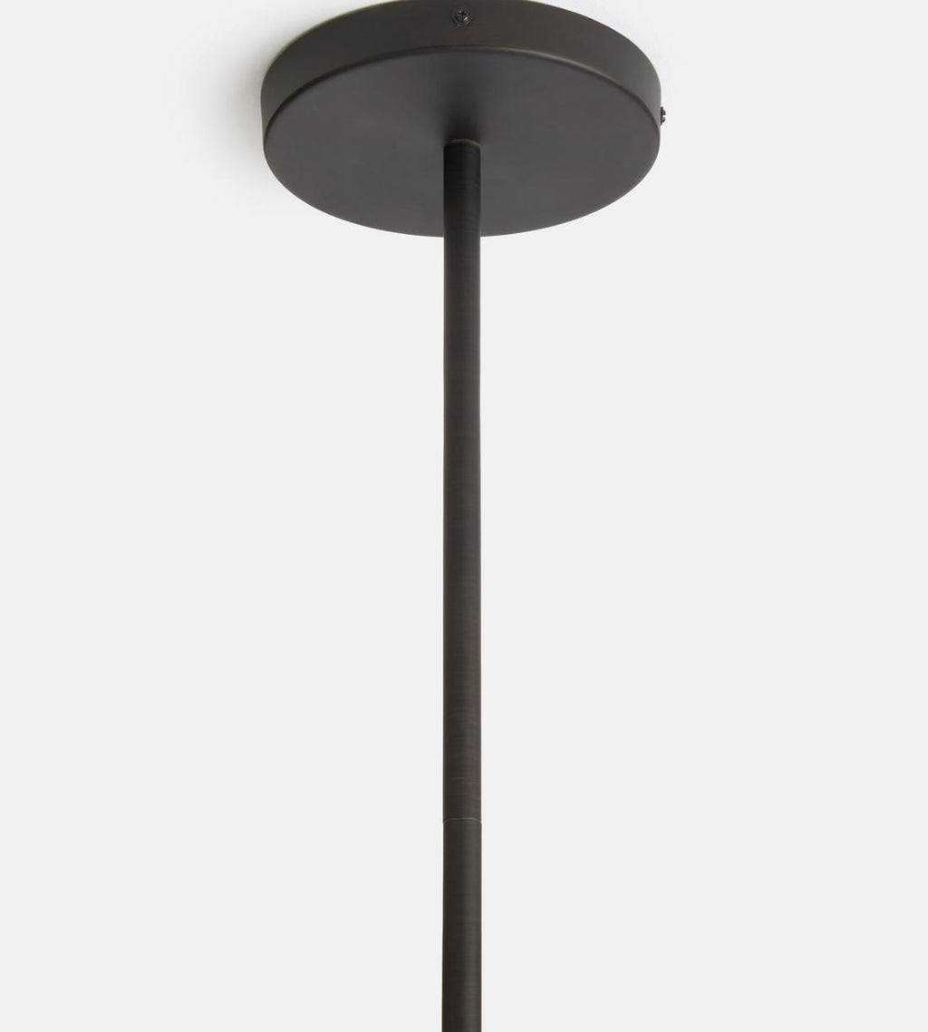 Seed Blackened Brass Chandelier 63"H