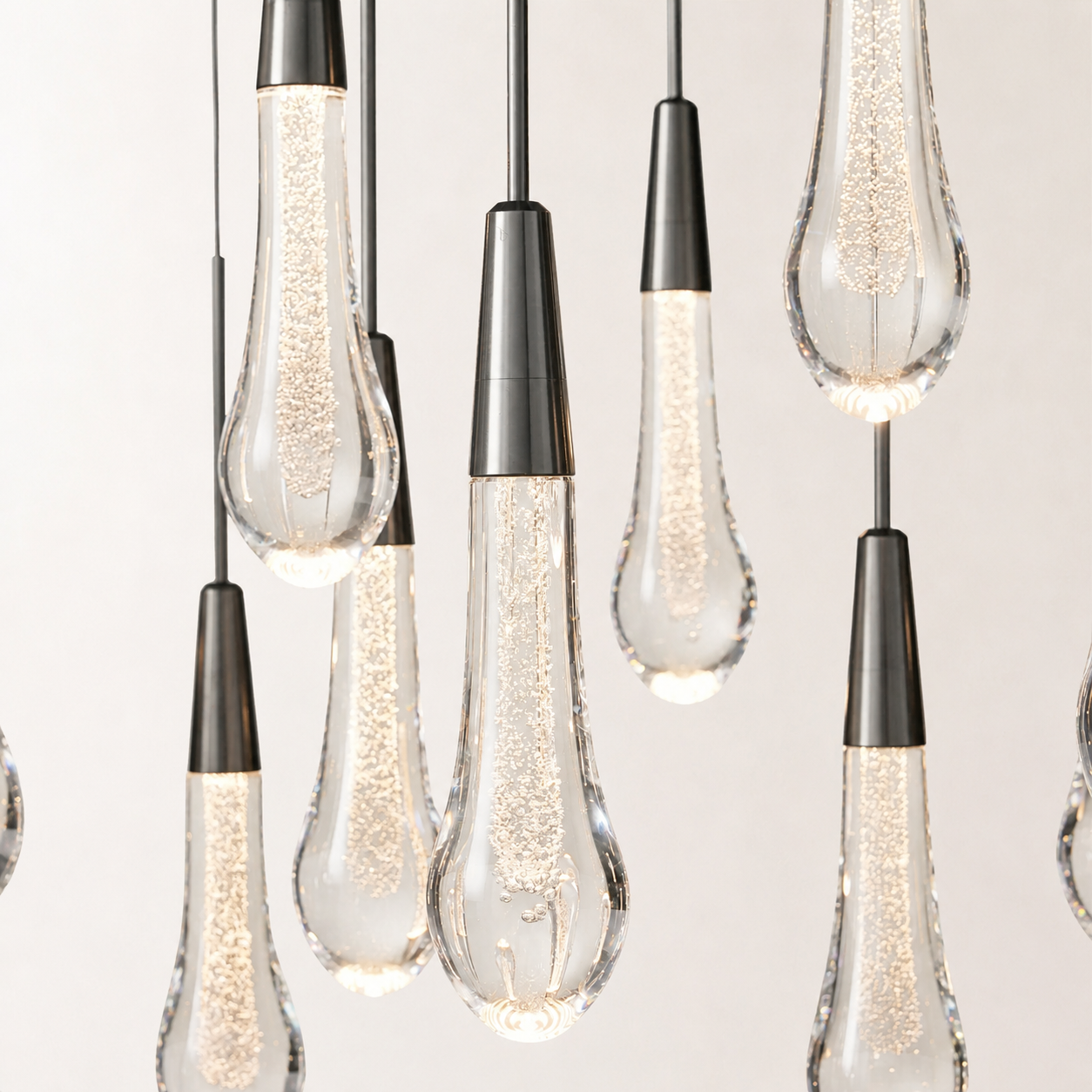 Soltaire Crystal Round Chandelier 17" 24" 36" 48" 58"D