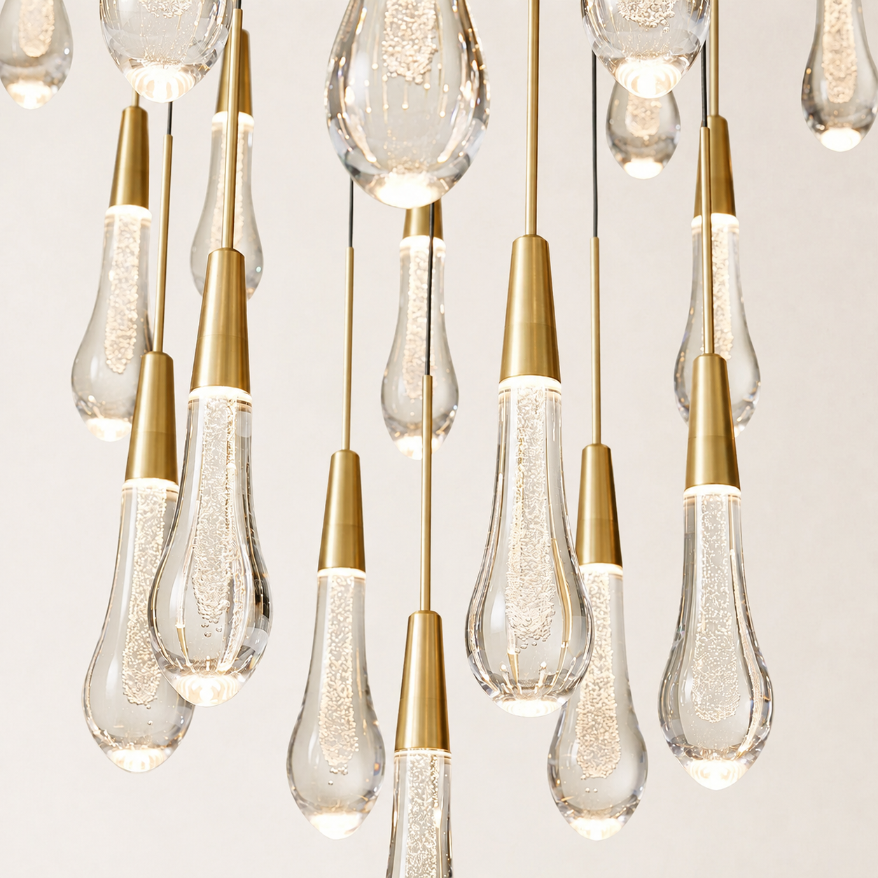 Soltaire Crystal Round Chandelier 17" 24" 36" 48" 58"D
