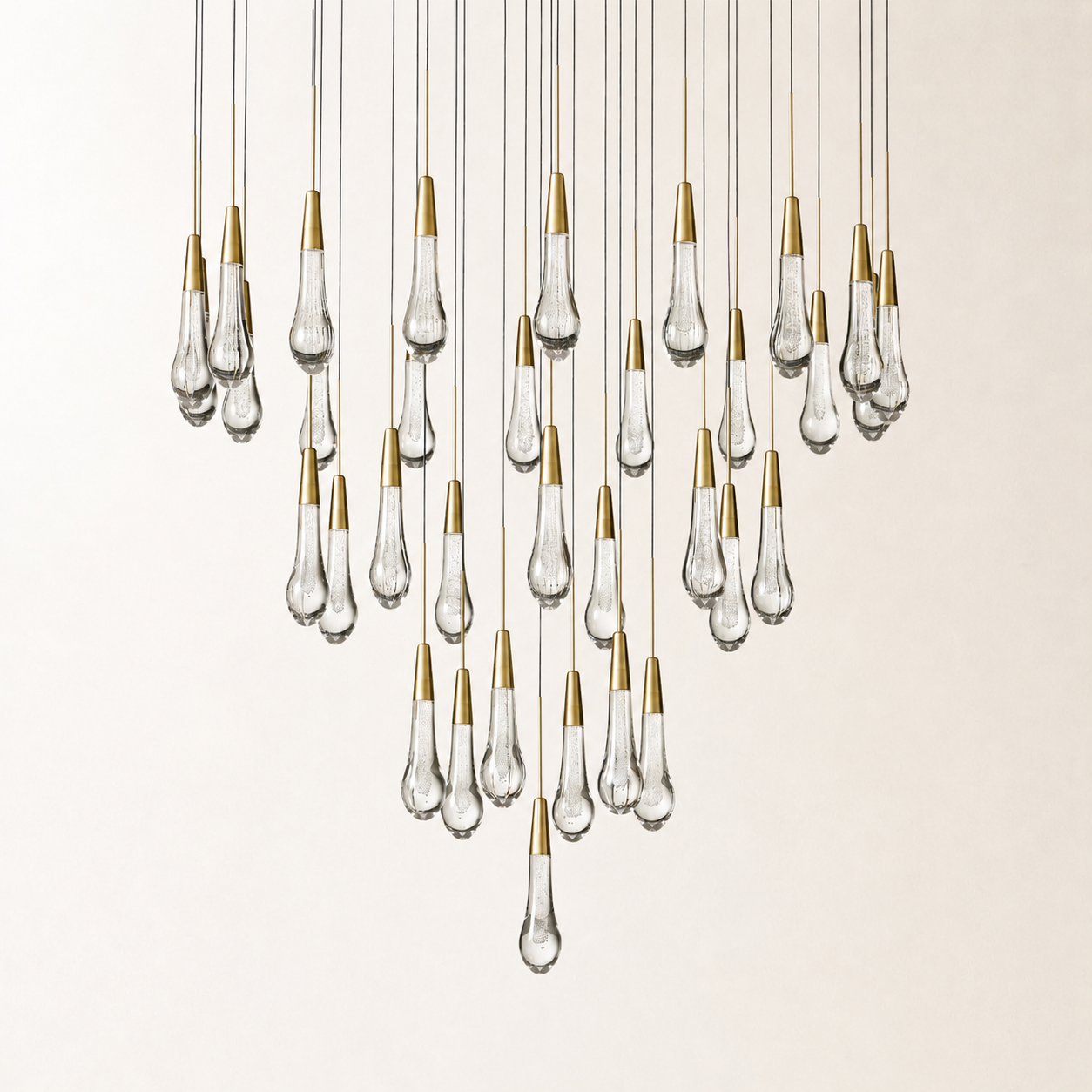Soltaire Crystal Round Chandelier 17" 24" 36" 48" 58"D