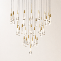 Soltaire Crystal Round Chandelier 17" 24" 36" 48" 58"D