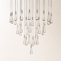 Soltaire Crystal Round Chandelier 17" 24" 36" 48" 58"D