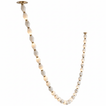 Glass Chain Chandelier