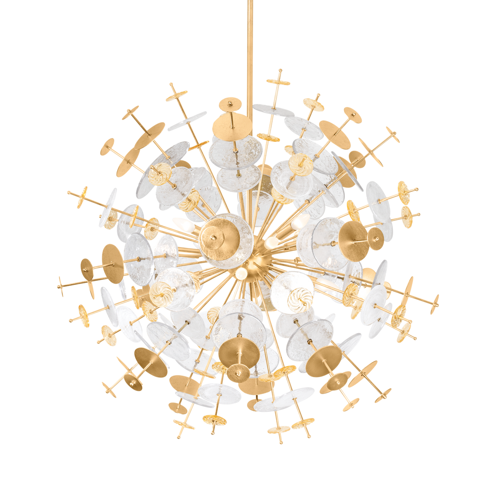 Gleason Clear Functional Design Chandelier
