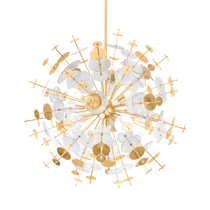 Gleason Clear Functional Design Chandelier