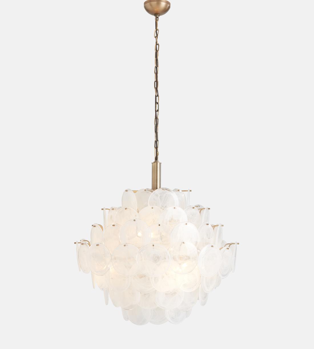 Elba Glass Large Chandelier Main image
