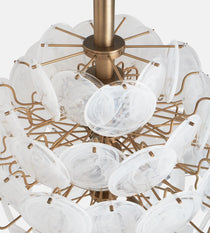 Elba Glass Large Chandelier