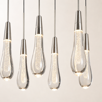 Soltaire Crystal Linear Chandelier 37" 50" 60" 70" 87" 120"W