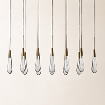 Soltaire Crystal Linear Chandelier 37" 50" 60" 70" 87" 120"W