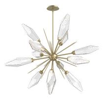 Elaris Rock Crystal Round Chandelier