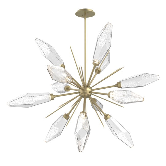 Beveled Crystal Round Chandelier